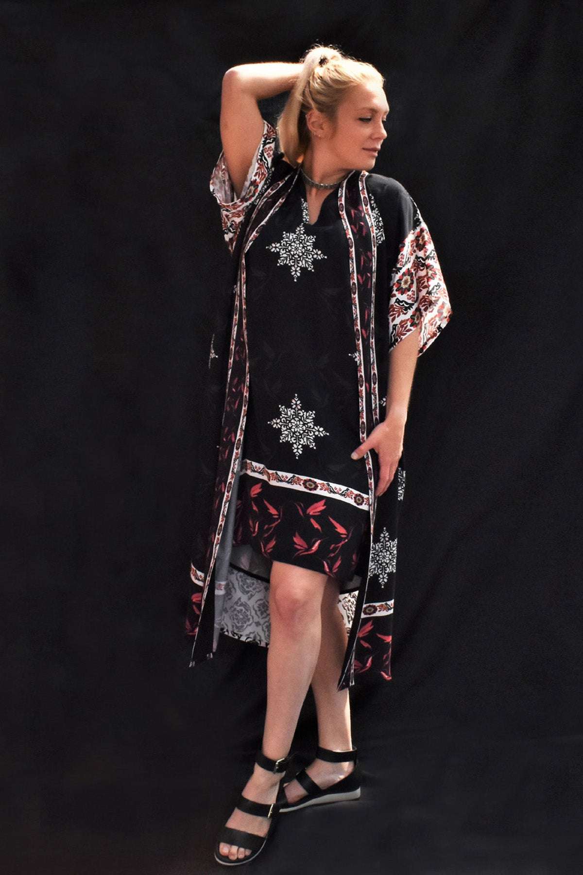 Juana Modal Printed Kimono