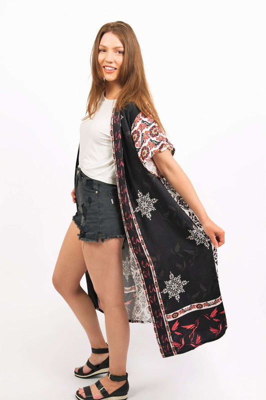Juana Modal Printed Kimono
