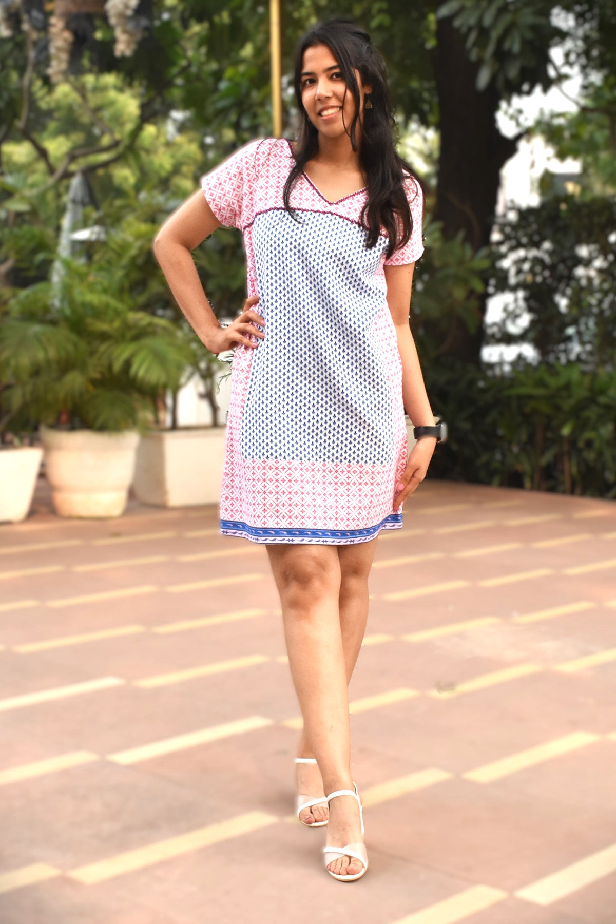 Mishka Printed Cotton Dress zohaonline