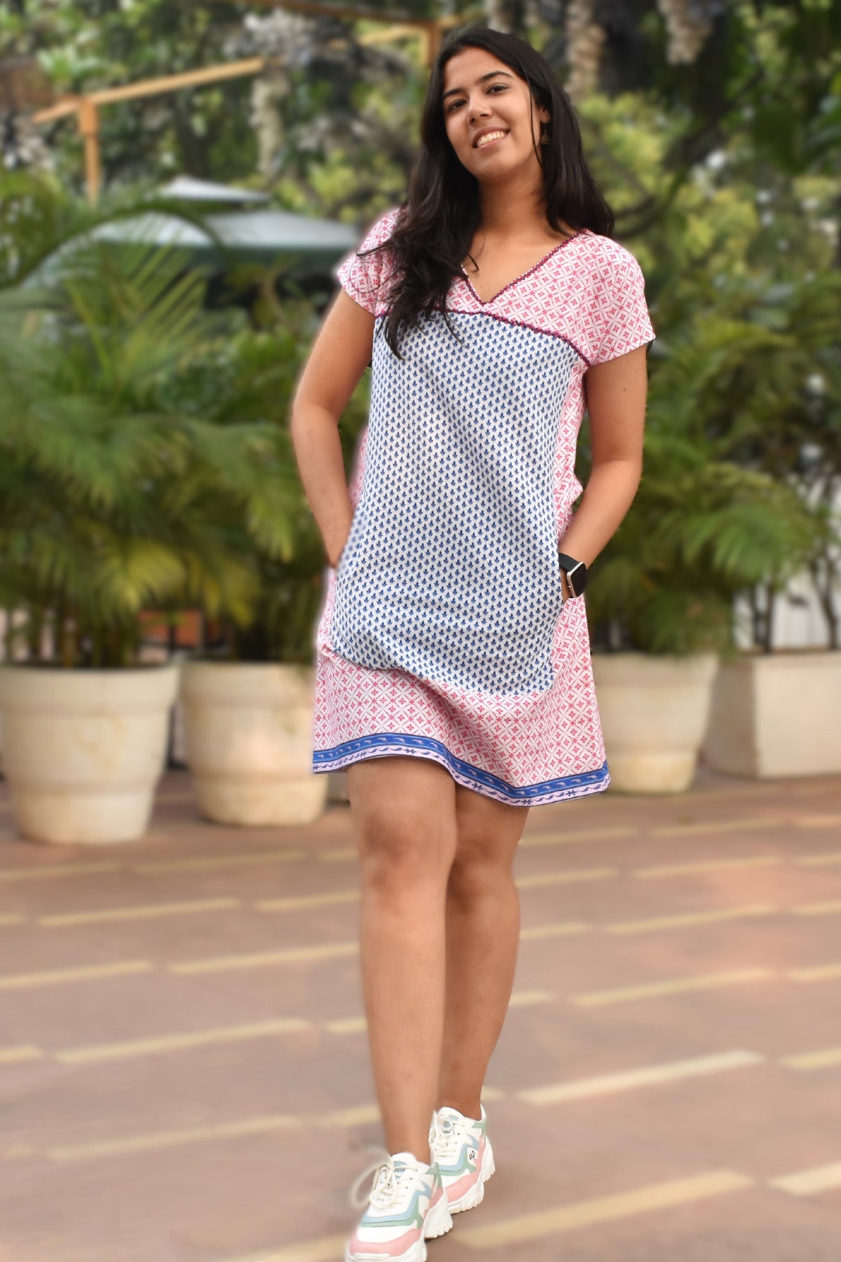 Mishka Printed Cotton Dress zohaonline