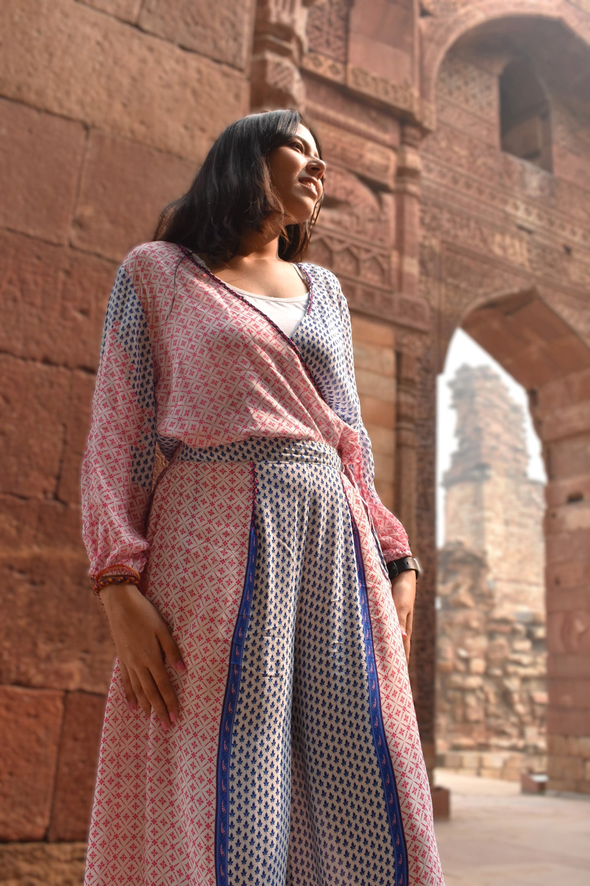 Sasha Printed Wide Leg Pants zohaonline
