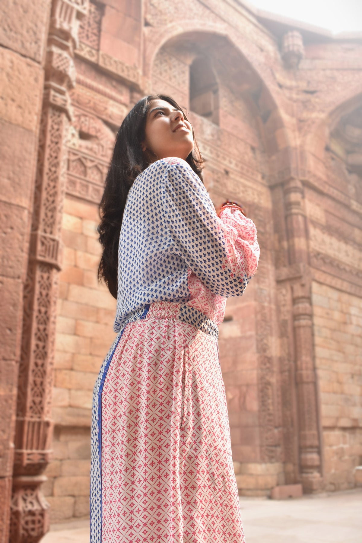 Isha Printed Wrap top zohaonline