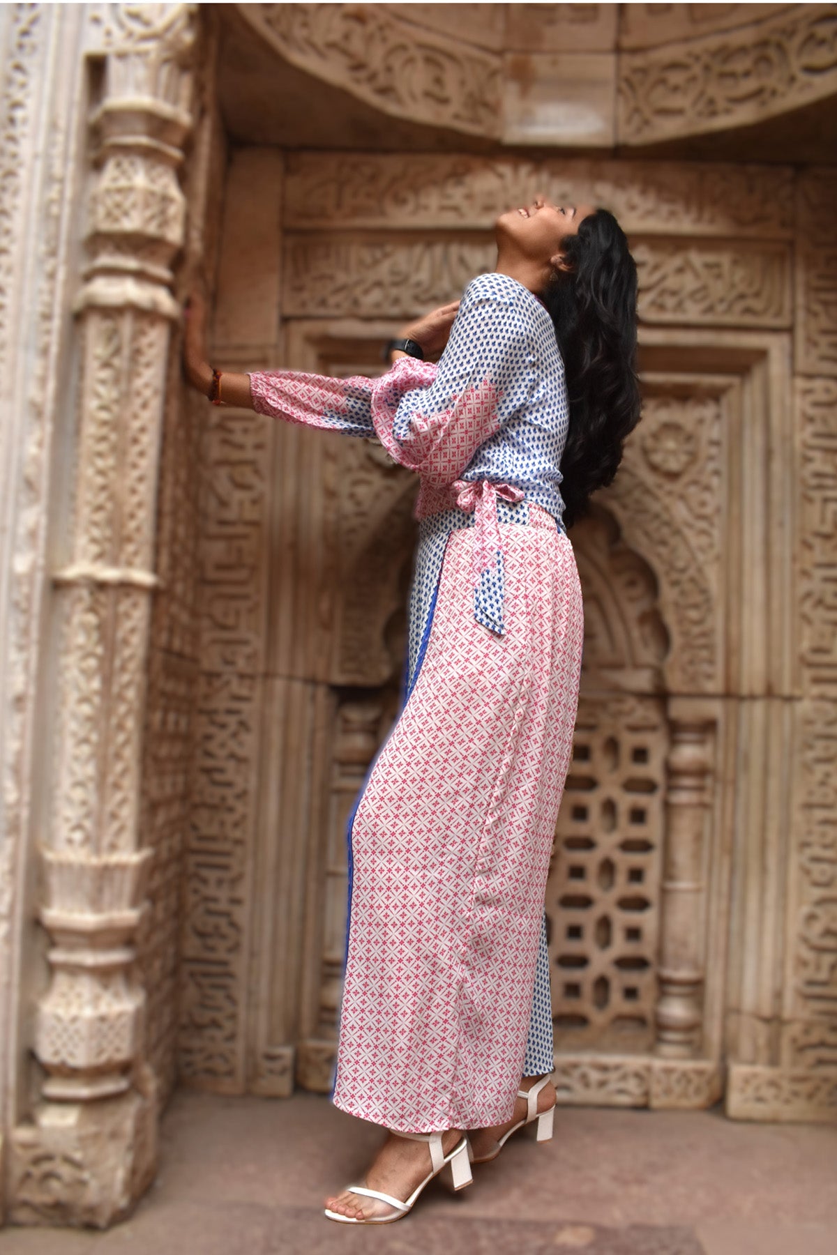 Sasha Printed Wide Leg Pants zohaonline