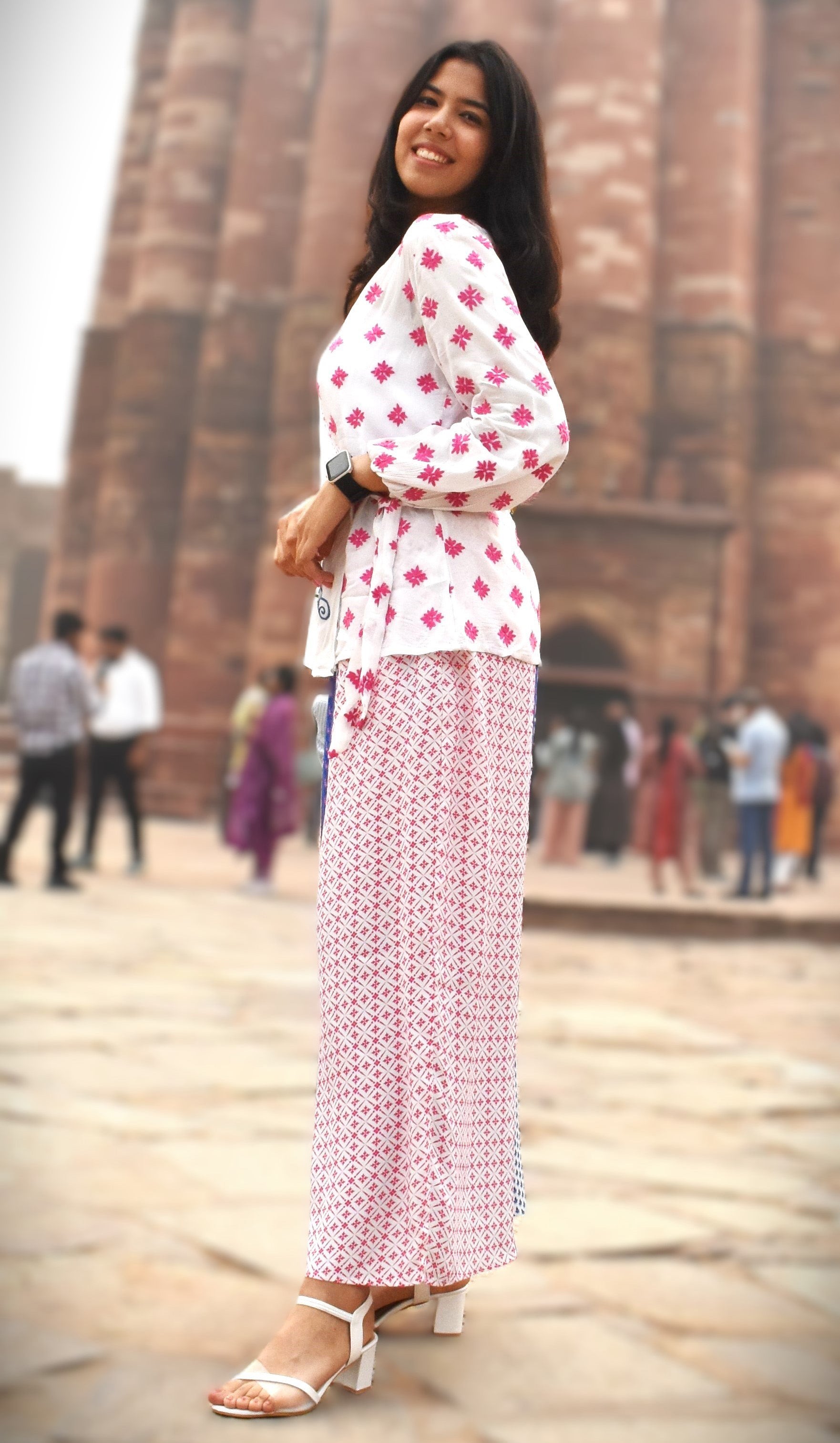 Sasha Printed Wide Leg Pants zohaonline