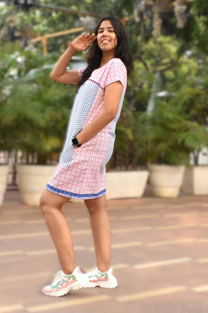 Mishka Printed Cotton Dress zohaonline