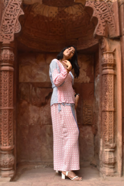 Isha Printed Wrap top zohaonline