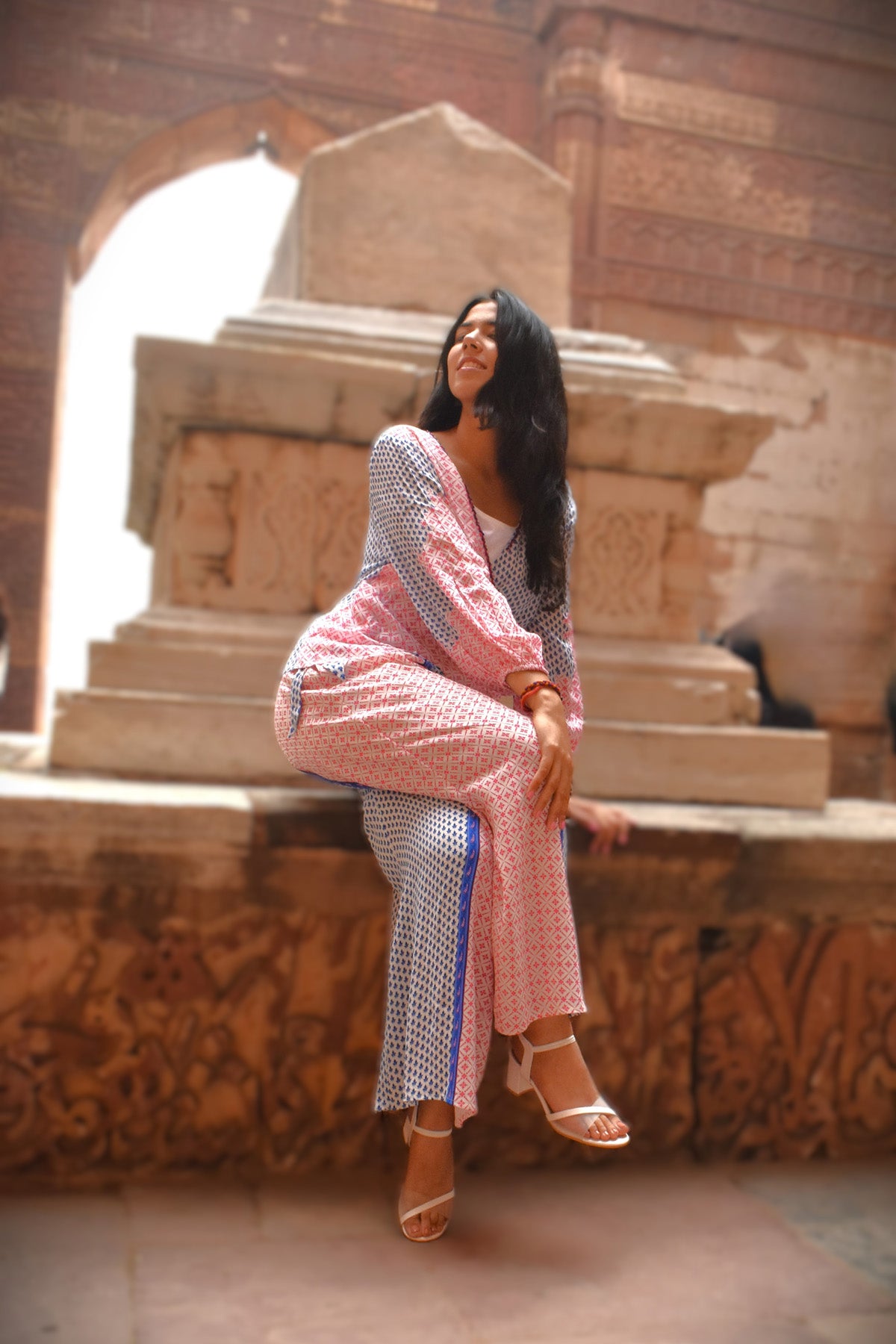 Sasha Printed Wide Leg Pants zohaonline