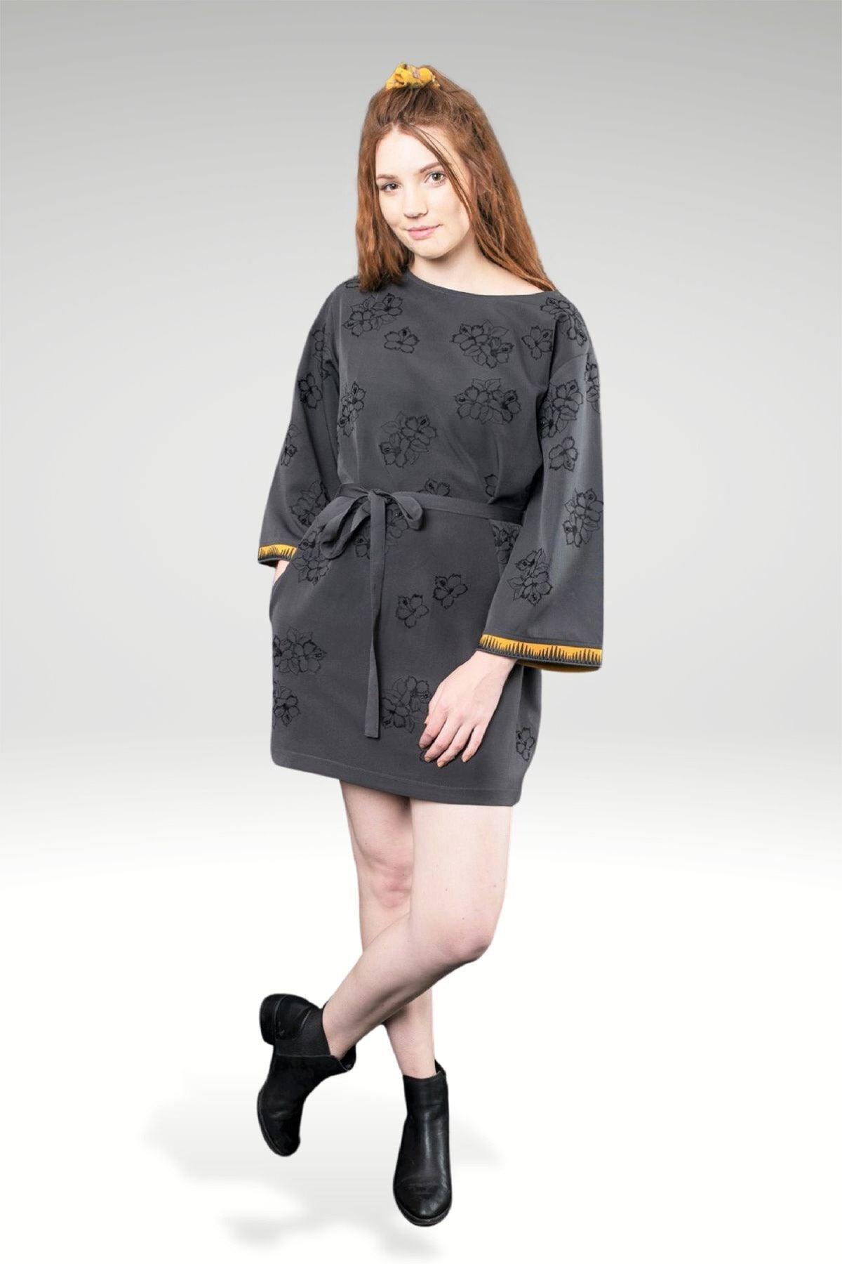 Abigail Floral Embroidered Dress | Elegant & Chic Style - ZohaOnline