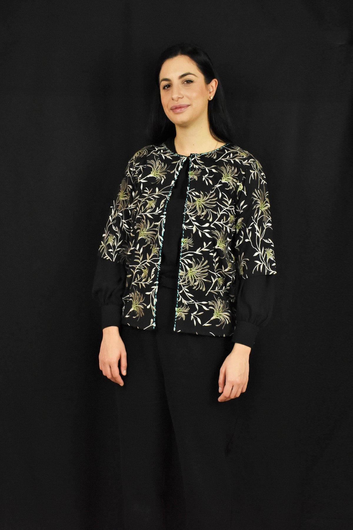 FLORET EMBROIDERED JACKET - zohaonline