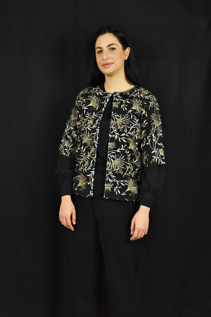 FLORET EMBROIDERED JACKET - zohaonline