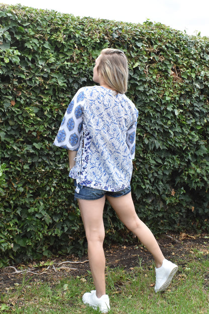 ANNISA PRINTED TOP - zohaonline