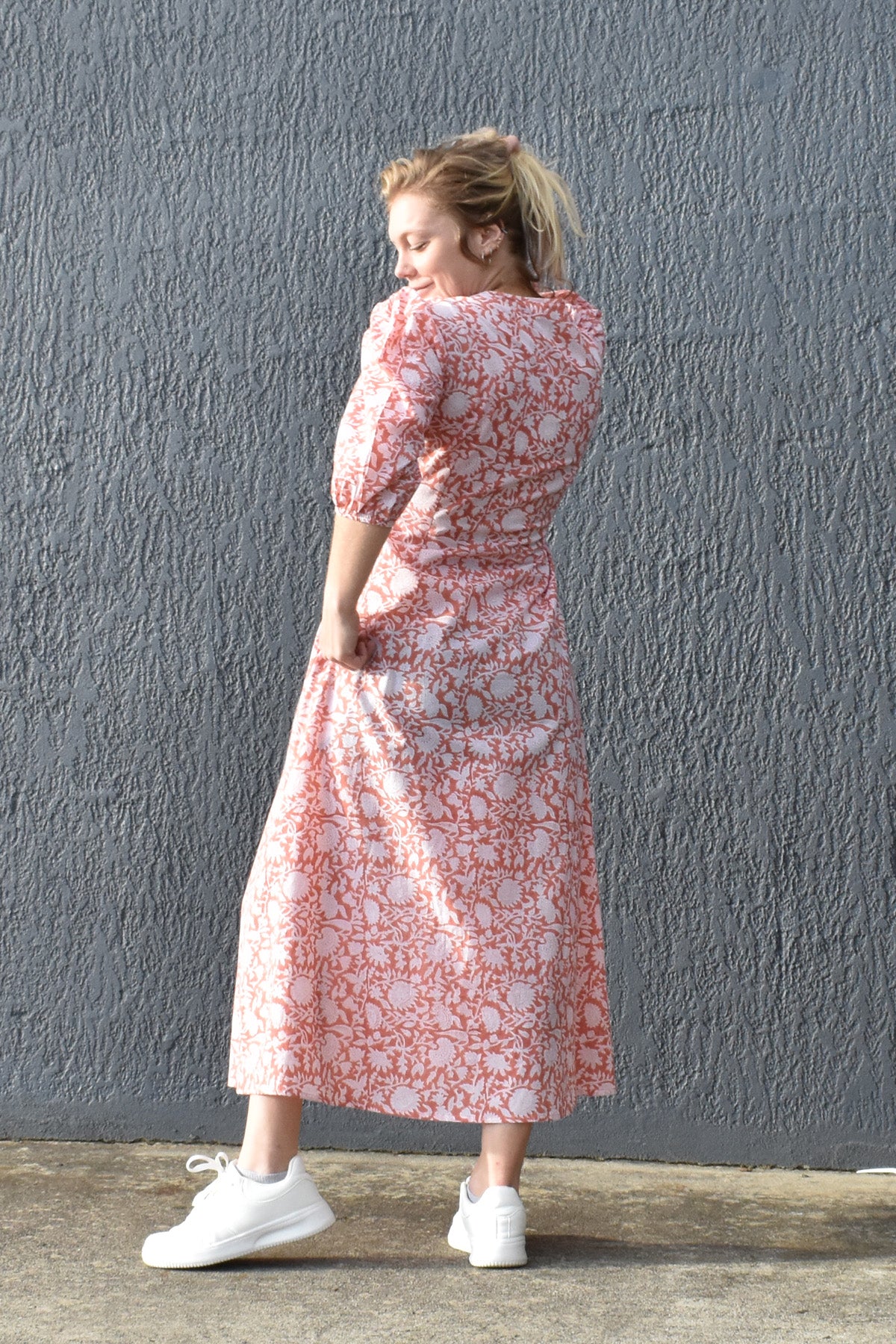 ZEPHYR PRINTED WRAP MAXI DRESS - zohaonline