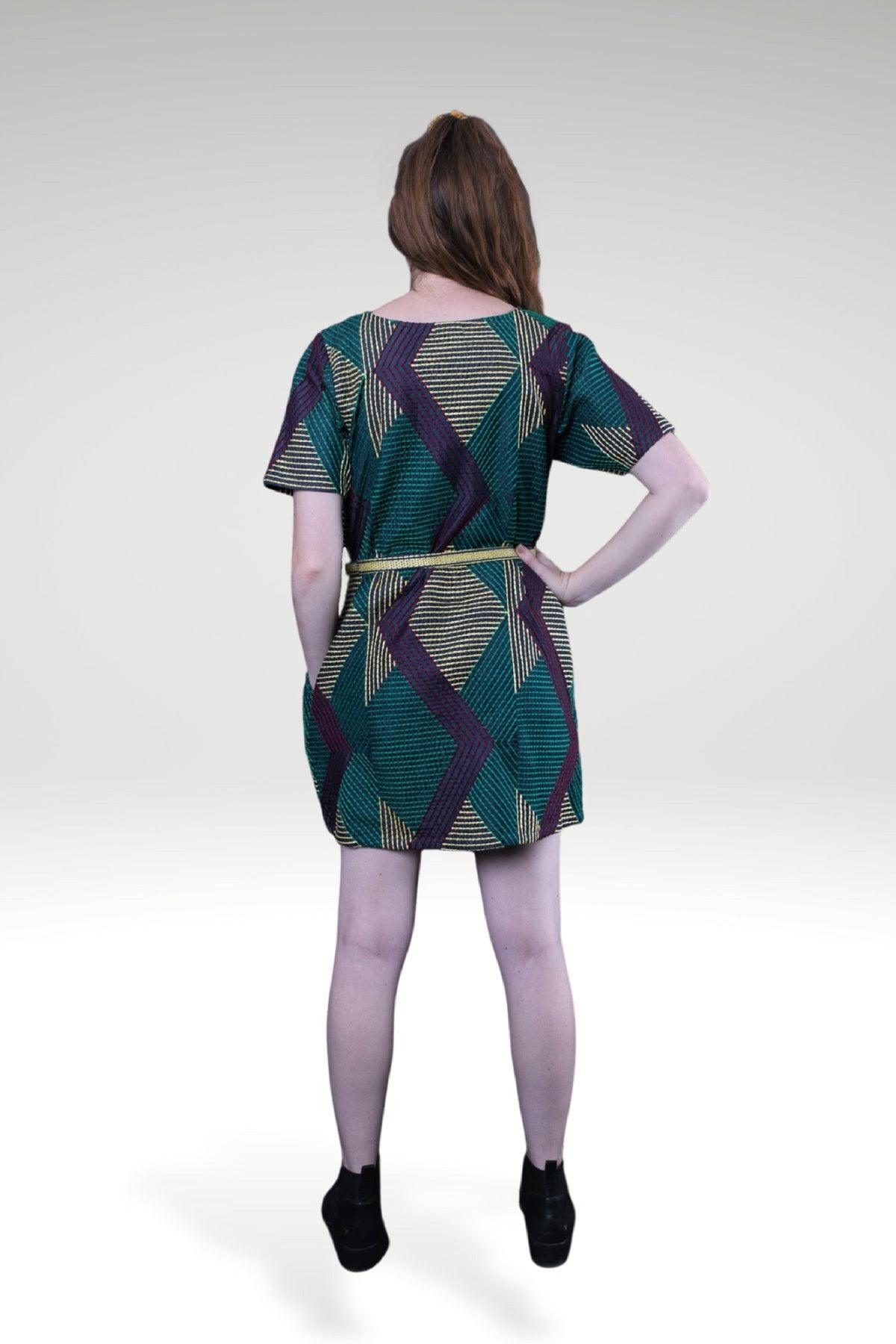 DONNATELLA EMBROIDERED SHIFT DRESS - zohaonline