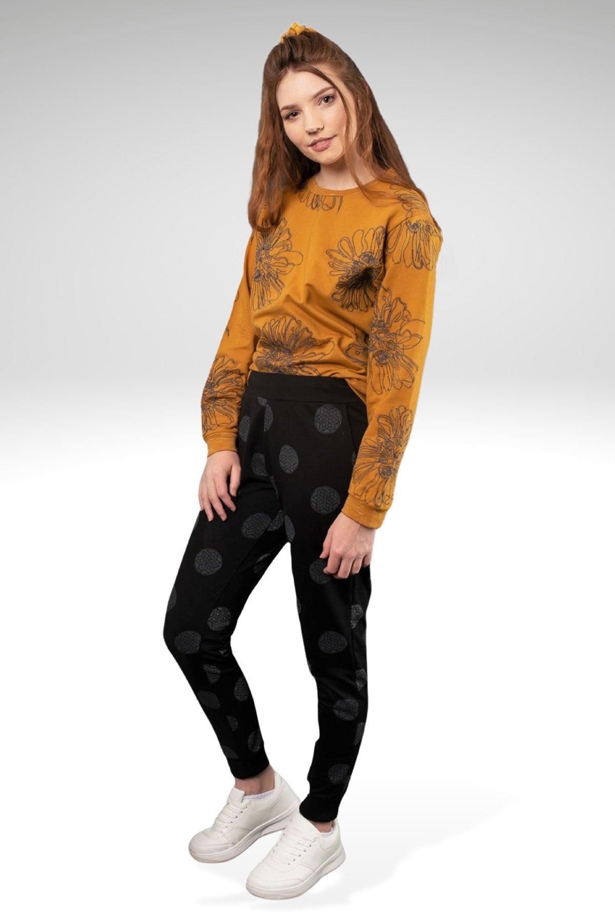 LETICIA EMBROIDERED KNIT SWEATSHIRT - zohaonline