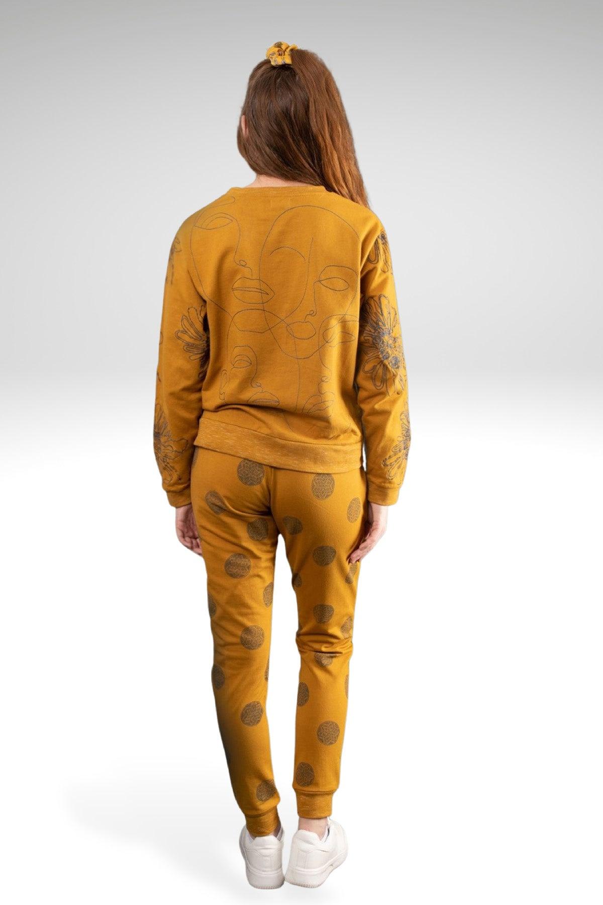 LETICIA EMBROIDERED KNIT SWEATSHIRT - zohaonline