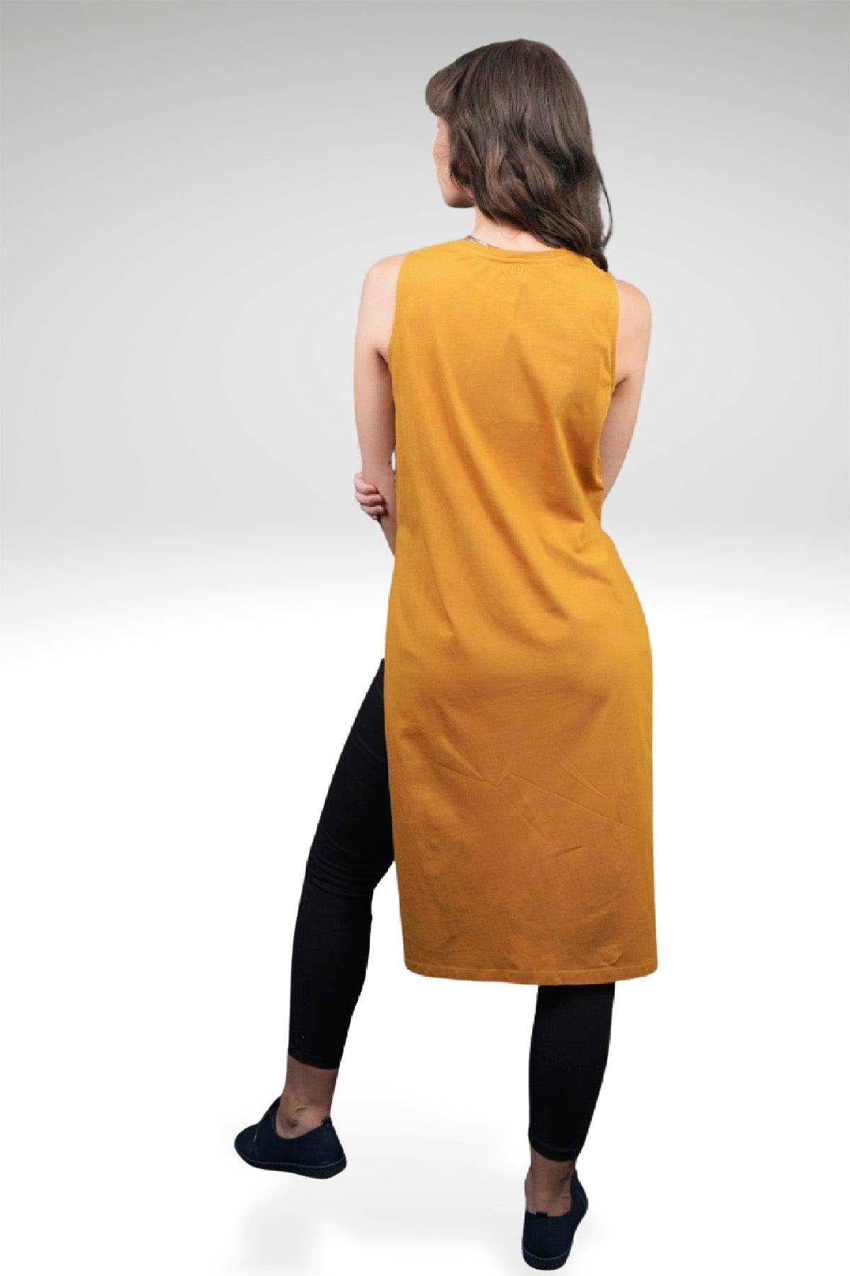 BERNICE EMBROIDERED LONG TEE - zohaonline