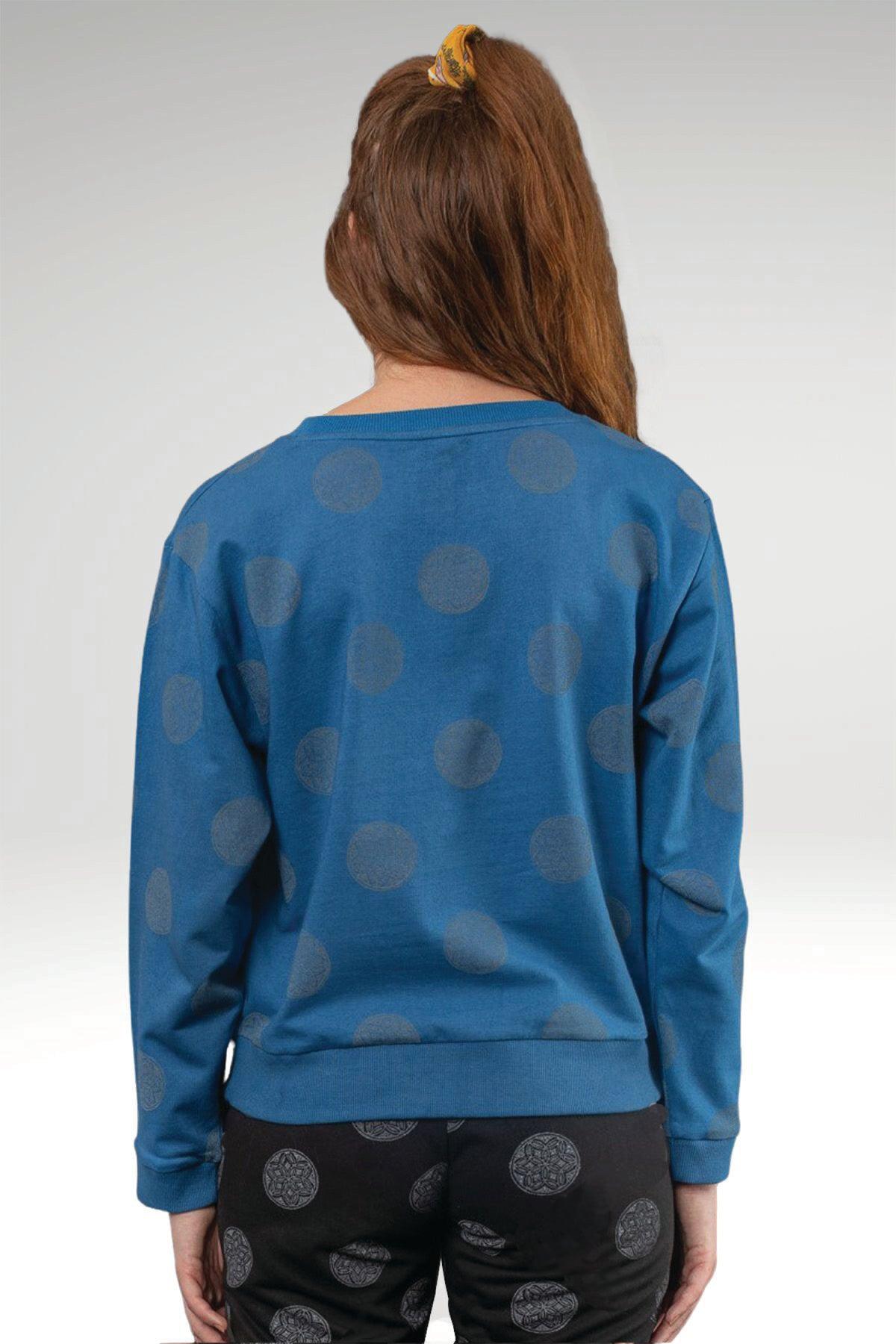 ELOISE EMBROIDERED KNIT SWEATSHIRT - zohaonline