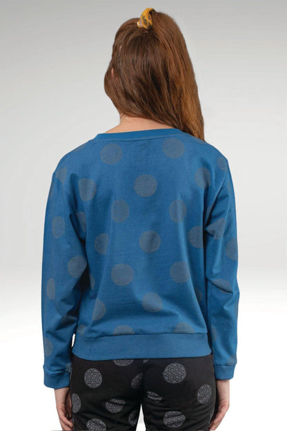 ELOISE EMBROIDERED KNIT SWEATSHIRT - zohaonline