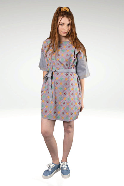 FEIROUZ EMBROIDERED DRESS - zohaonline