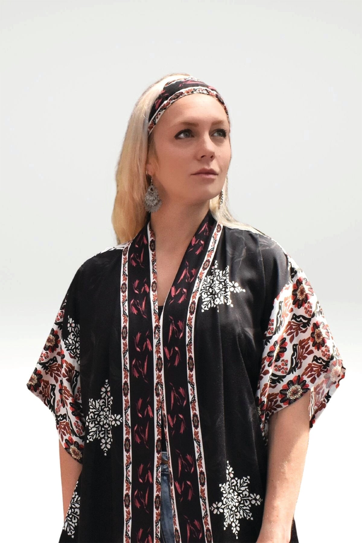 JAN PRINTED BELT/ HAIR SCARF WORN AS A HEADBAND - zohaonline
