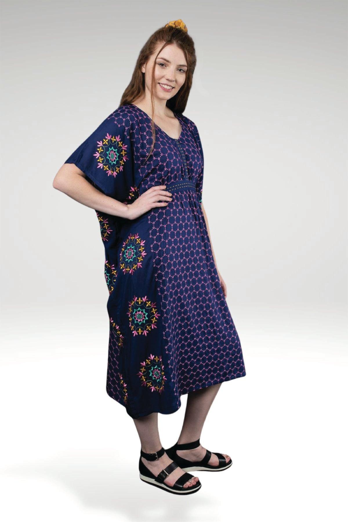 PERSIS EMBROIDERED KAFTAN - zohaonline