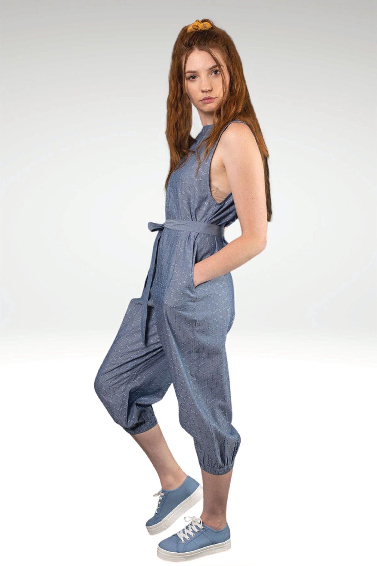 REHAN EMBROIDERED JUMPSUIT - zohaonline