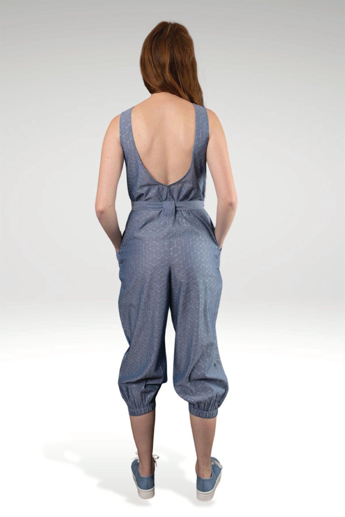 REHAN EMBROIDERED JUMPSUIT - zohaonline