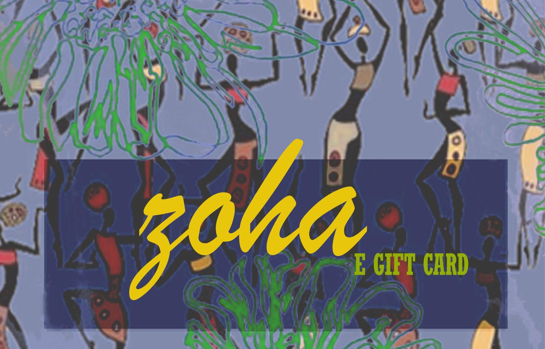 Online Gift Card - zohaonline